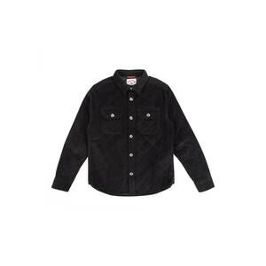 NEW IRON & RESIN men's keystone corduroy shirt in black